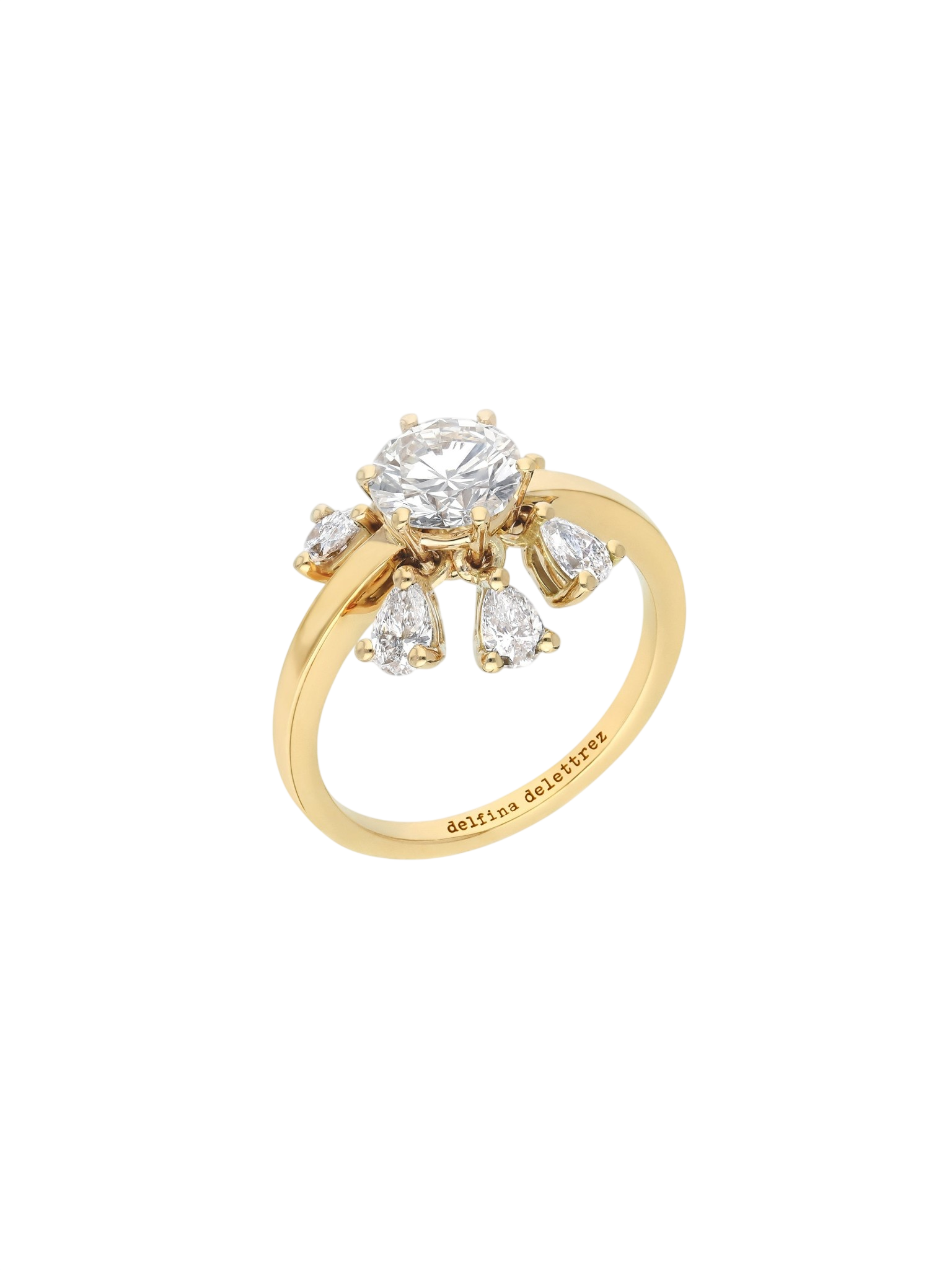 Dancing Diamonds daisy ring photo